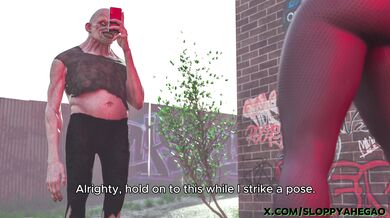 "[My Dress-Up Darling] Marin Kitagawa kissing a huge monster"