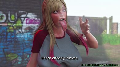 "[My Dress-Up Darling] Marin Kitagawa kissing a huge monster"