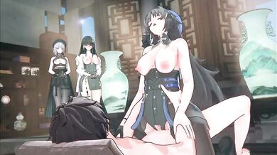 "An epic journey through the waves of desire, as Hnamomo and Yangyang explore their love in a whirlwind of passionate emotions."