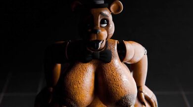 'Freddy the mechanical engineer fixing some human's sex machine.'