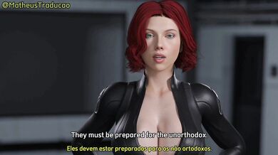 "Black Widow: Seductress in Red"