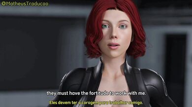 "Black Widow: Seductress in Red"