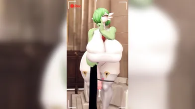 '"Beautiful Futa Guardian Tames Giant Monster and Show Her Huge Penis"