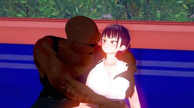 "Lustful Lovers Next Door: A Threesome with My Neighbors Ends in a BBC Double Penetration"