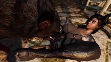 'Mutant Beast Takes the Virgin Maiden'