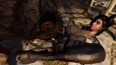 'Mutant Beast Takes the Virgin Maiden'