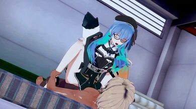 'Mochi's Adventure in Hololive: Mochi and Suisei's Sensual Fantasy'