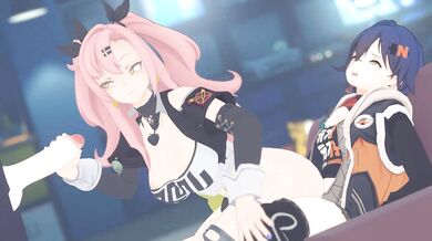 "Naughty Nicole in the Bedroom: Paying Off Her Tab"