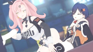 "Naughty Nicole in the Bedroom: Paying Off Her Tab"