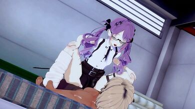 Tokoyami and Towa Hololive in [Sexy Twins Double Penetration - shisui4sui]