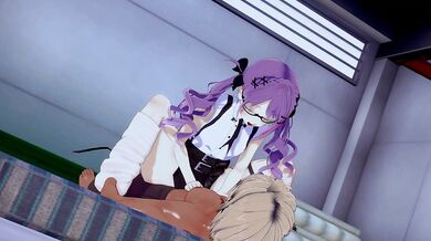 Tokoyami and Towa Hololive in [Sexy Twins Double Penetration - shisui4sui]