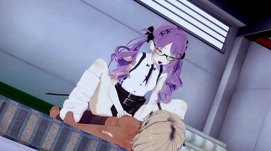 Tokoyami and Towa Hololive in [Sexy Twins Double Penetration - shisui4sui]