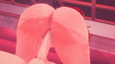 "Tight-fitting rubber suit gets smeared in saliva and cream, leading to a wild cowgirl ride for the sexy marine!"