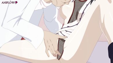 'Kurenai is banged hard by Hiruzen in the anime hentai'