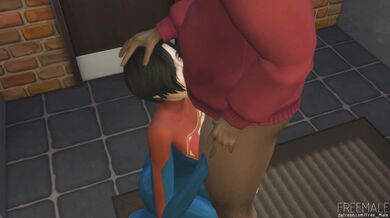 'The Mighty Power of the Supergirl's Huge Cock'