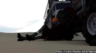 'Unbridled Love in the Scorching Sands: An Intense Anal Fuck Fest'
