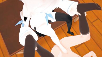 'The Snow Maiden and the Blizzard Fetish - Hololive Hentai Video [Fubuki's Big Tits and Shirakami's Thick Cock]'