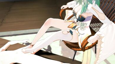 'Mother Nature's Daughter and her Lustful Adventures with a Live Hologram, Ceres Hololive - Erotic Encounters!'