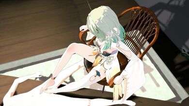 'Mother Nature's Daughter and her Lustful Adventures with a Live Hologram, Ceres Hololive - Erotic Encounters!'