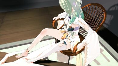 'Mother Nature's Daughter and her Lustful Adventures with a Live Hologram, Ceres Hololive - Erotic Encounters!'