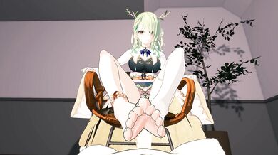 'Mother Nature's Daughter and her Lustful Adventures with a Live Hologram, Ceres Hololive - Erotic Encounters!'