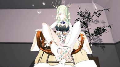 'Mother Nature's Daughter and her Lustful Adventures with a Live Hologram, Ceres Hololive - Erotic Encounters!'