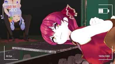 Rewritten as: "Red Room with a Vtuber"