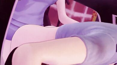 'One-eyed Futa Mika and her partner Officer Makoto Niijima get down and dirty with each other, and then invite their friend to join in on the fun.'