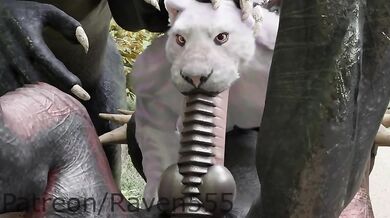 Two dragons take on Tigerman, destroying him in a fiery passionate way. -Raven555