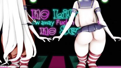 'M2Array MMDs Plus Ghosts Dance, Featuring Ochako x Rumi x Toga x Tsuyu'