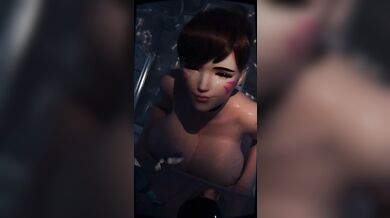 "Shower-time with GigaEnjoyer - Hardcore Hentai Porn!"