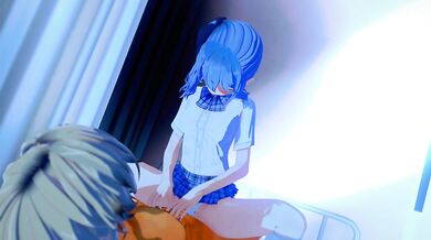 'Hentai Suisei Hololive: Hoshimachi's Double Suck Session with Shisui!'