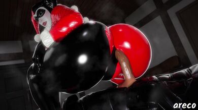 "Harley Quinn Anal Penetration Through Clothes - Extreme Hentai Porn"