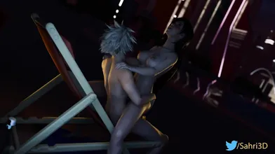 Four hot friends on the beach have a steamy orgy after hours, when no one is watching.