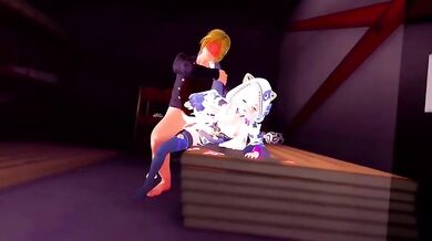 The forbidden love between Theresa and Kiana gets even more intense when they both share a naughty night together with their boyfriend!