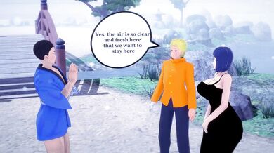 'Unlawful Sexual Desires in the Holy Place: A Group NTR Adventure at a Sacred Temple'