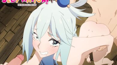 'Aqua and the Nude Jellymations of Konosuba'