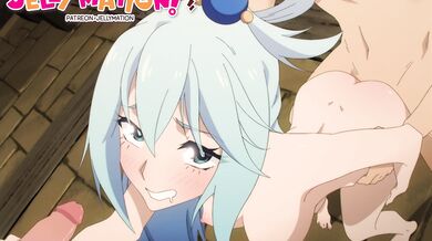 'Aqua and the Nude Jellymations of Konosuba'