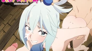 'Aqua and the Nude Jellymations of Konosuba'