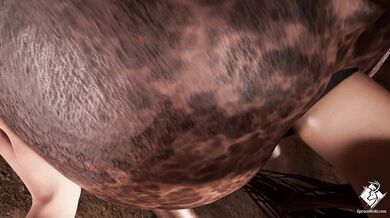 "Being swallowed whole by a giant horse while being voraciously eaten out from behind, in first person perspective."