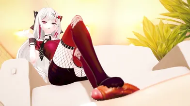 Nozomi Nijisanji's Hentai Adventure with Ishigami and the Sexy Maids of Shisui4Sui!