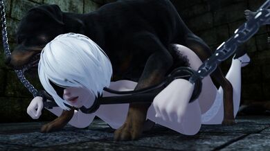 Trapped and Used by Dog: A Hentai Story