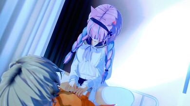 Minato and Aqua, in a Hololive sex scene.