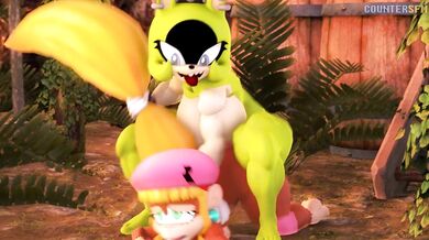 "Breaking the Rules: A Hentai Adventure with Surge x Dixie Kong (3-in-1)"