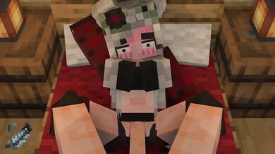 'A night of passionate love making between a couple in the digital world of Minecraft, with explosive creampie action and sensual animation.'