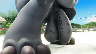 "Gantu the Giant and his Human Love Slave"