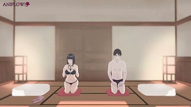 'Horny Ino and Naruto can't keep their hands off each other in this smutty hentai video.'