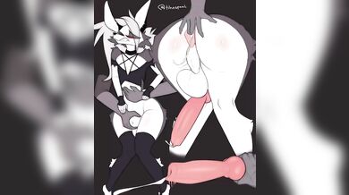 "The Unsuspecting Femboi Gets Grabbed by a Sneaky Loony [Splat]!"