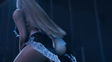 "Getting F***ed by a Maid in Reverse Cowgirl Position while Wearing a Lily on Her Nose."