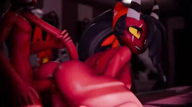 'The Furry Four-way - Moxxie+Stacy +Bunny+and+Sallie May: A Hentai Reward!'